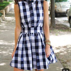 Chicwish gingham check dress - Large NWT